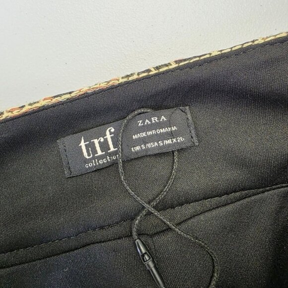 Zara Tweed tribal accent raw hem mini Skirt - Picture 4 of 8